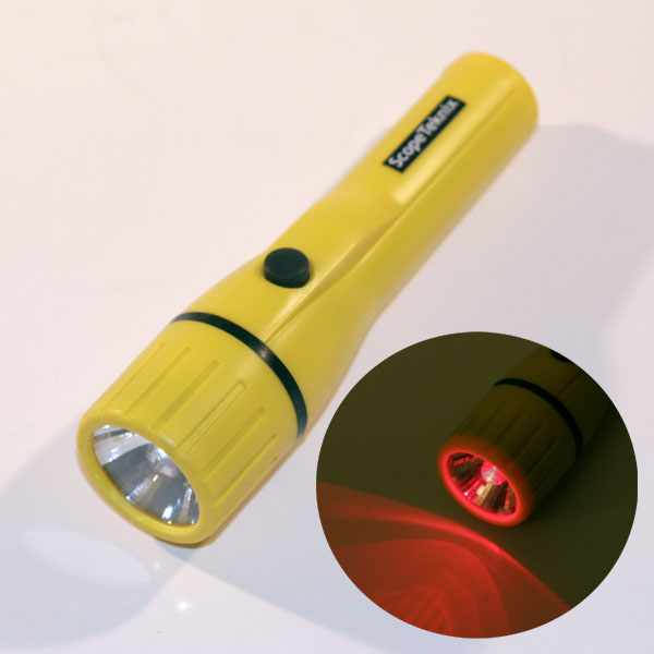 ScopeTeknix super red LED astronomy torch / flashlight